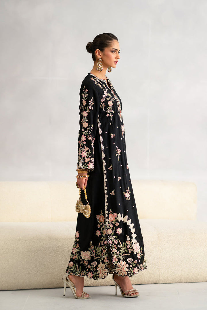 Meera Viral 2pc Silk Article in Black